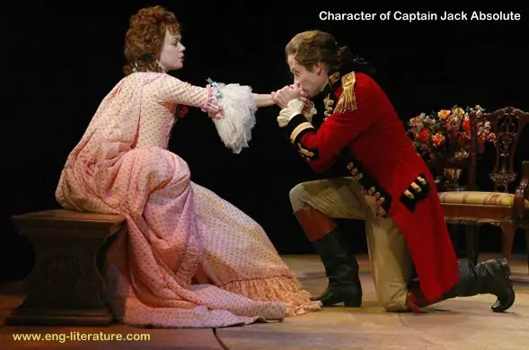 Character of Captain Jack Absolute in Sheridan's "The Rivals"
